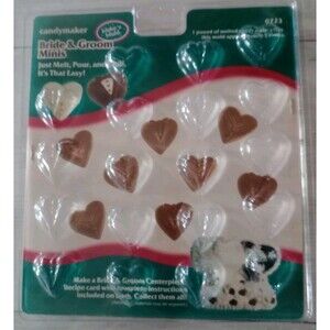 Wedding Hearts Bride Groom Chocolate Candy Mold 0223